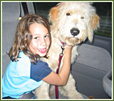 Justine & Sammy in the Car