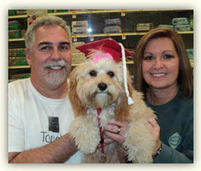 Bailey with Terry and Holly